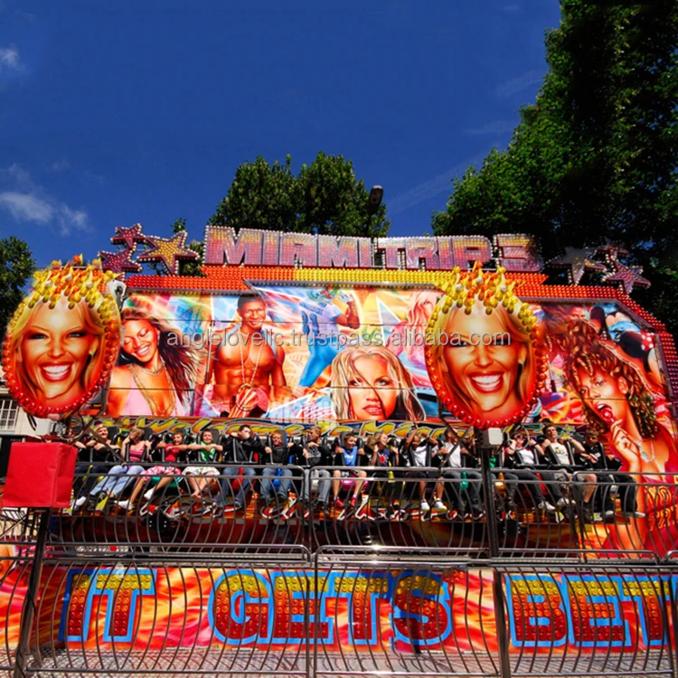 Недорогой парк развлечений Crazy Wave Rride Fun Fair Mini Miami Trip Rides детские аттракционы для продажи