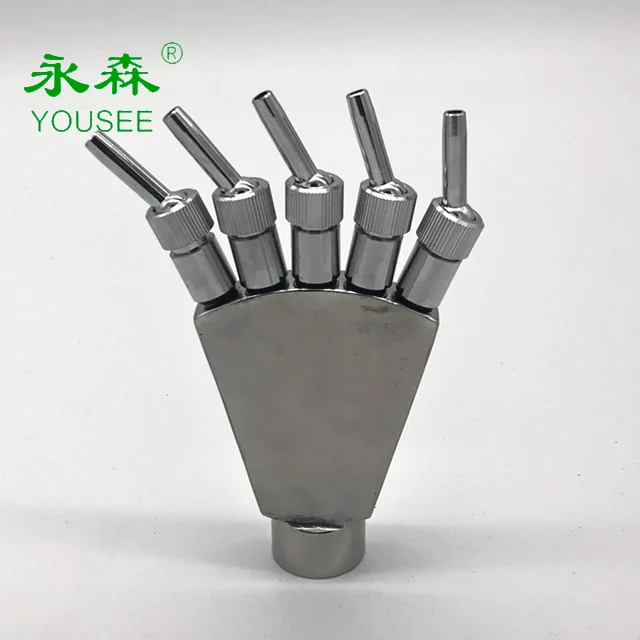 Water Jet Finger Pond Fountain Spray Nozzle G3/4'