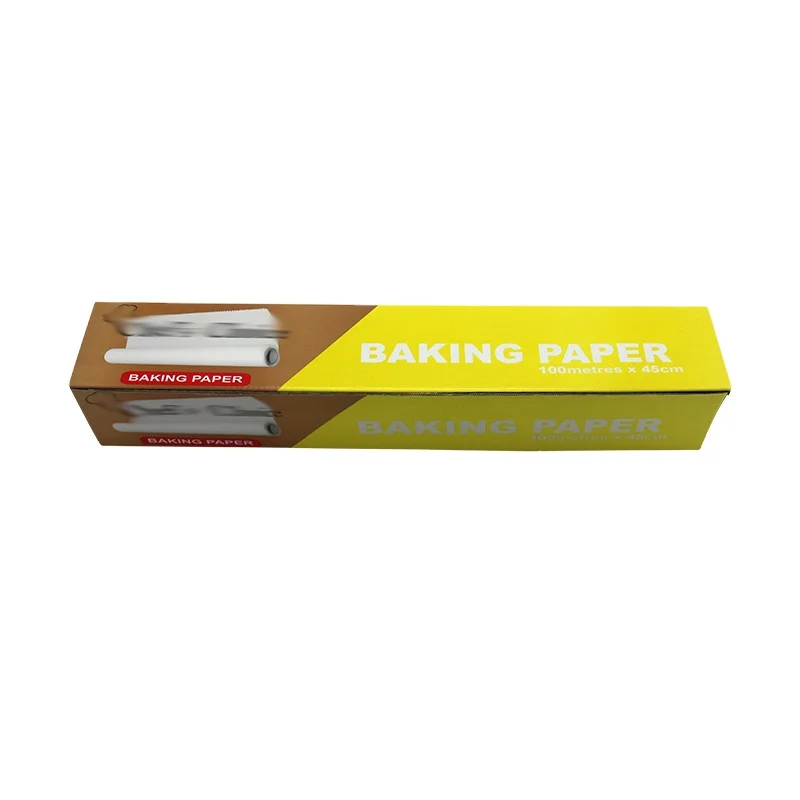 Recyclable white grease proof custom-made baking food paper