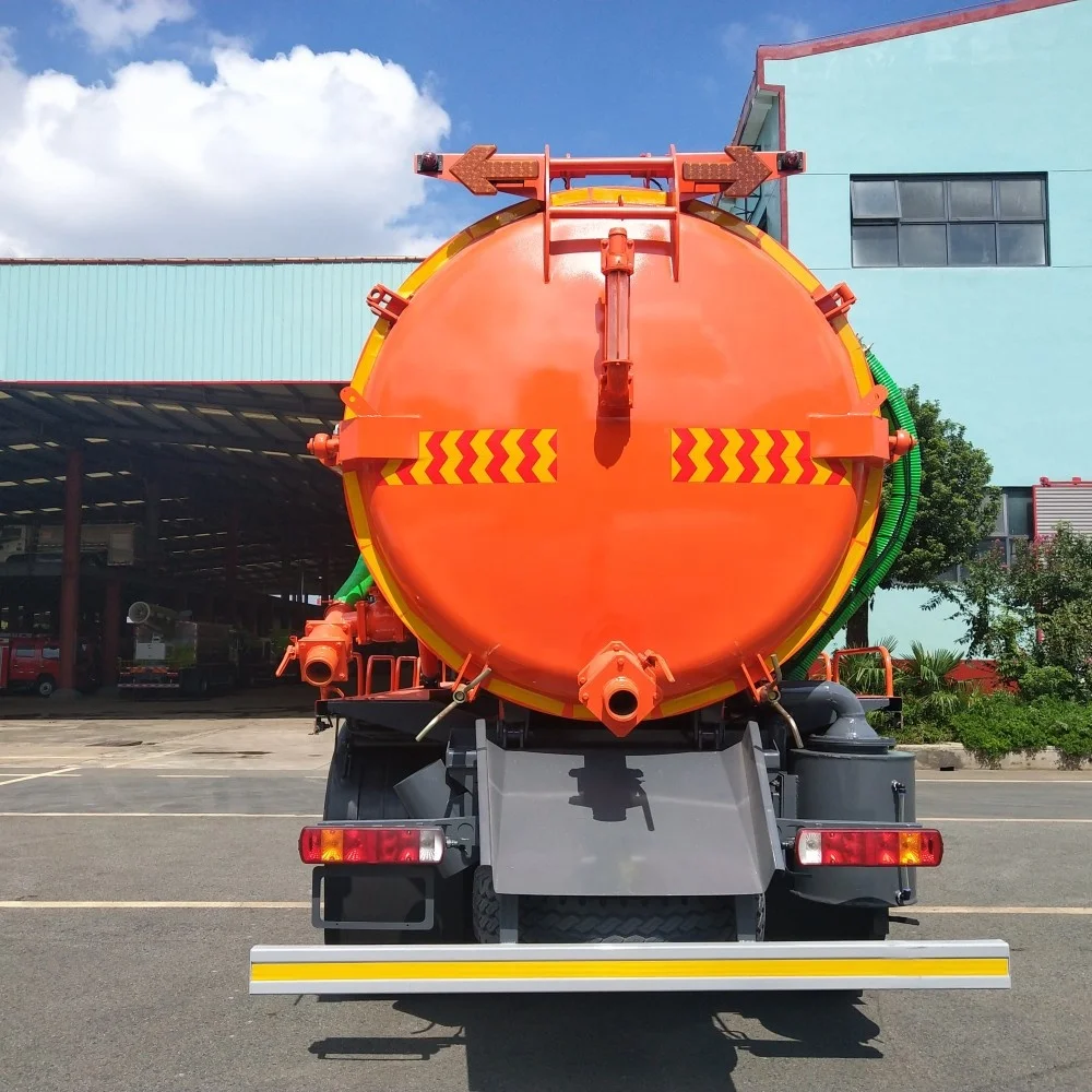 right hand drive sewage suction truck  20  cmb dongfeng Vacuum  sewage suction tanker  truck 6x4