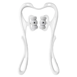 Custom LOGO Manual 6 Ball Neck Massager Roller Cervical Pain Relief Relax Handheld Dual Pressure Point Neck Massager