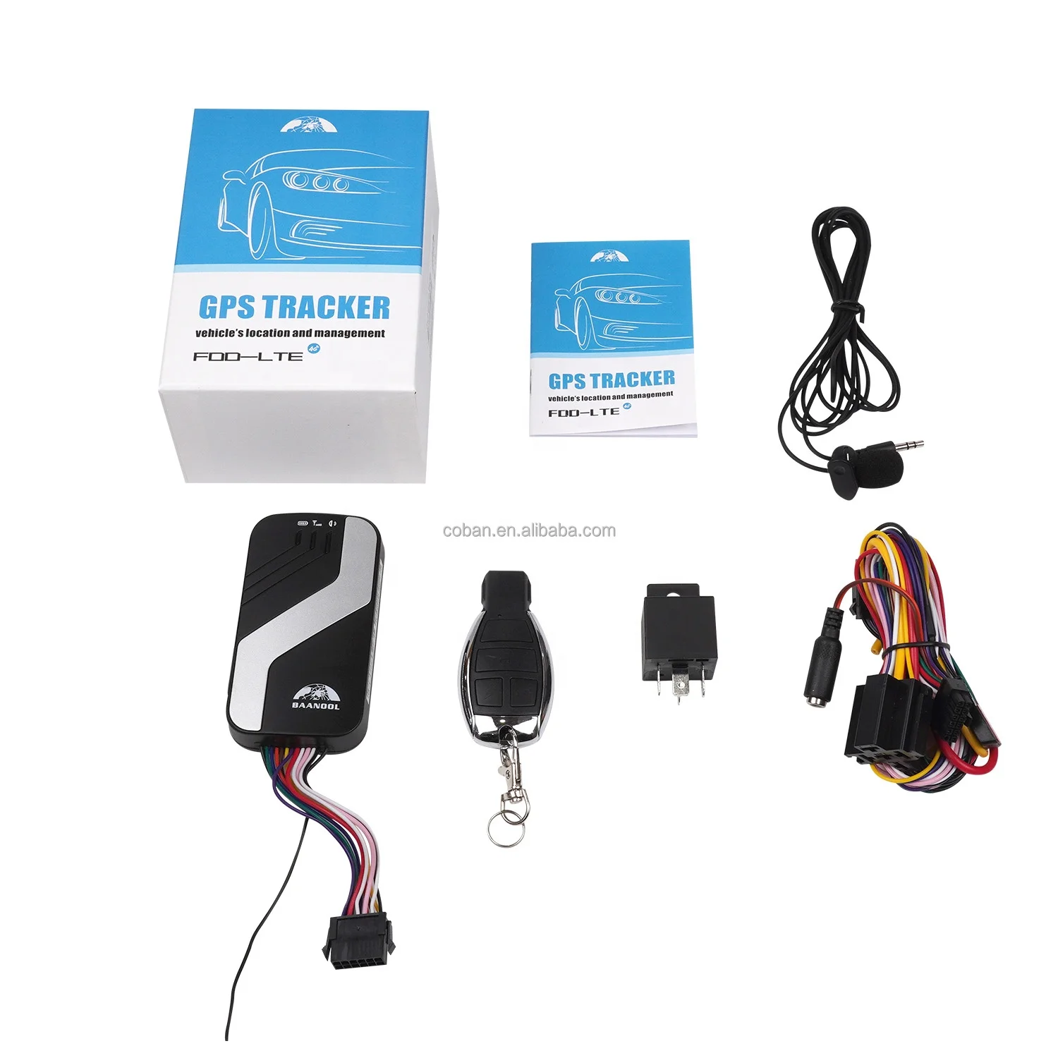 GPS Tracking Device COBAN BAANOOL Tk403 4G car GPS Tracker with plate plate APP Tracker GPS Tracker