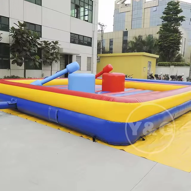 Y&G China Manufacturer Inflatable GladiatorJoust Outdoor Inflatable Gladiator Joust Sticks Free Design Inflatable Jousting Arena