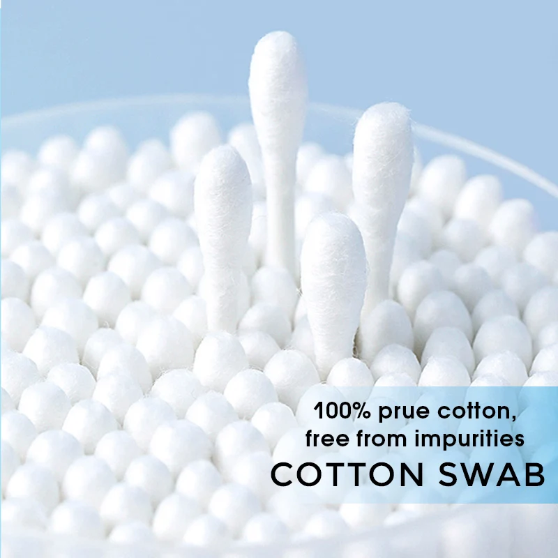 Lowest price manufacturer wood and bamboo disposable cotton swab