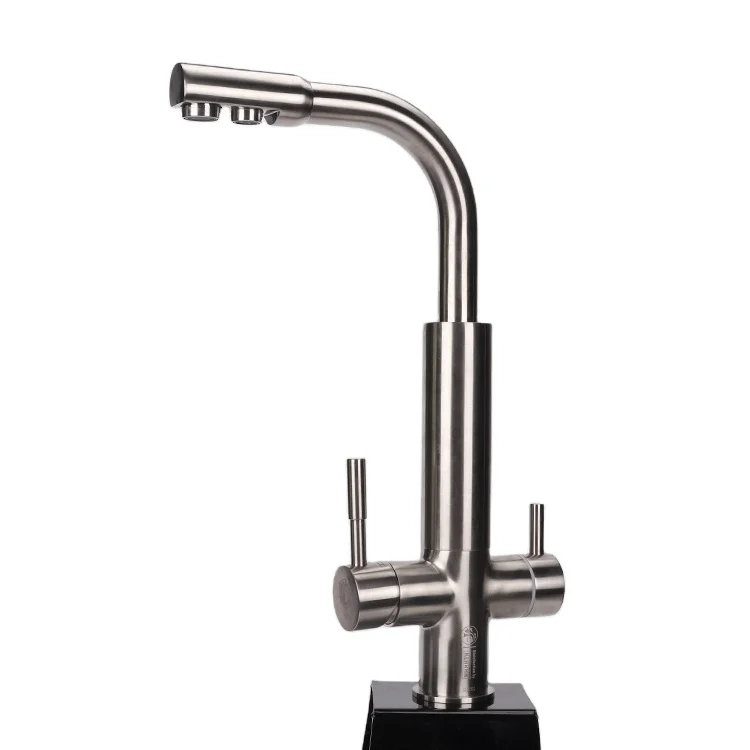 Brand New Deck Mounted Torneira Inox Single Lever Cold Hot Gold Finish Waterfall