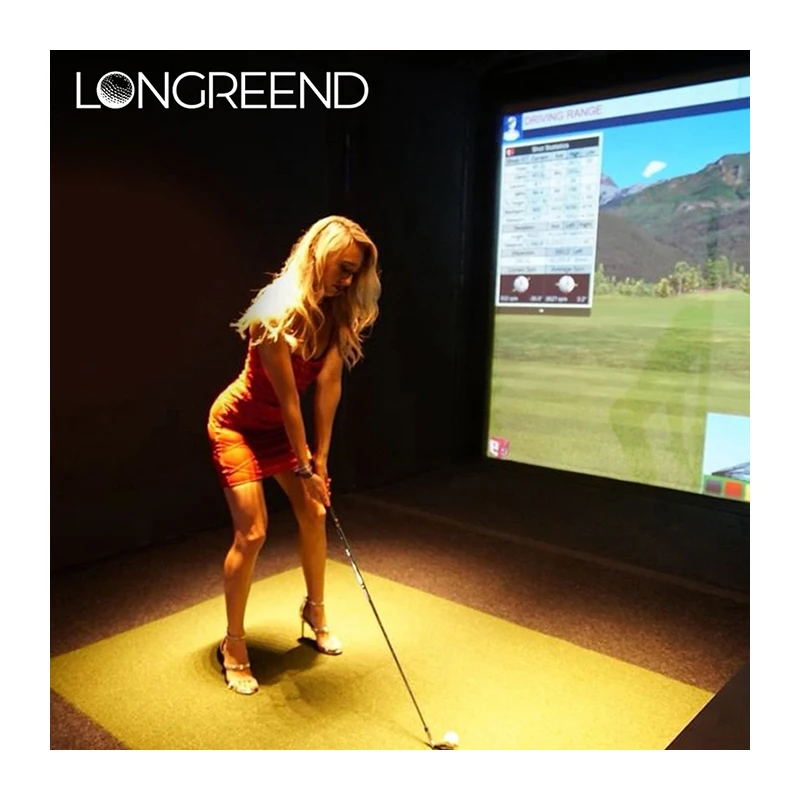 LONGREEND Indoor golf driving range Simulated golf club operation Indoor golf club
