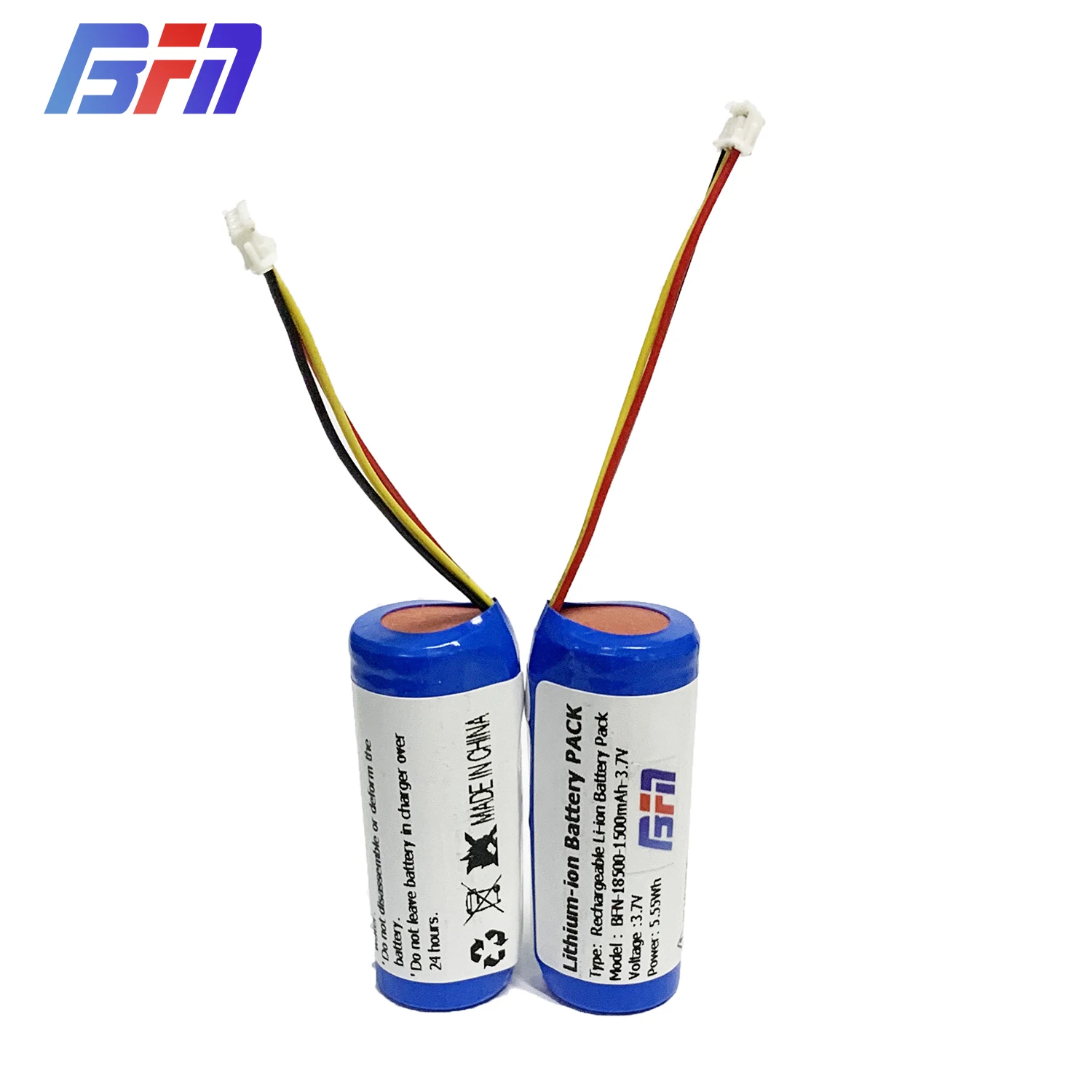 Custom 18500 1500mAh 3.7V 1S1P wireless battery wifi router batteries with NTC