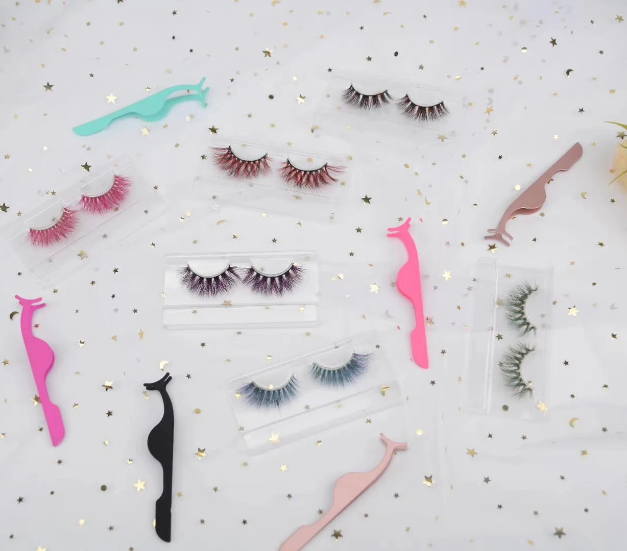 Wholesale customized eyebrow tweezer scissors set stainless steel scissor and tweezers