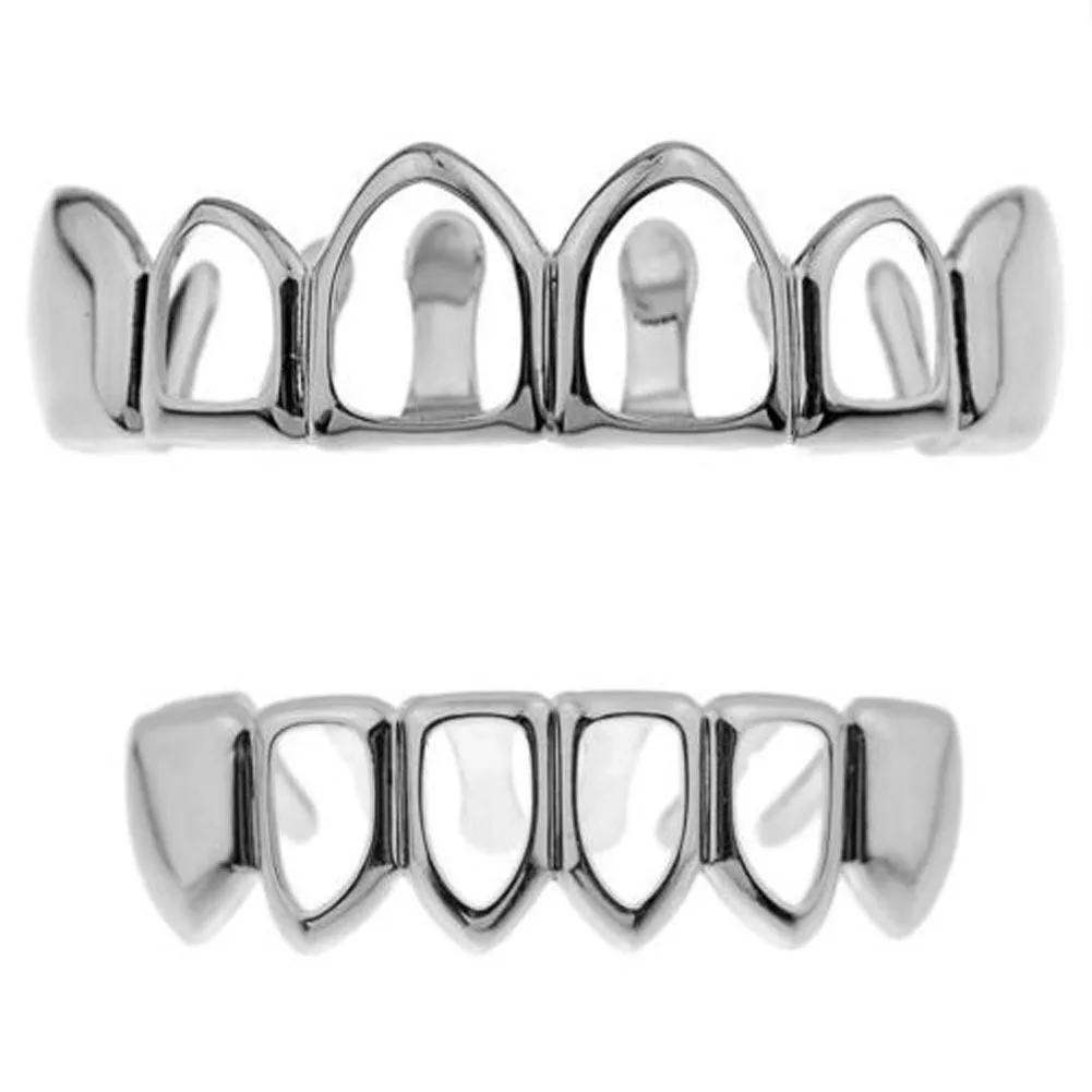 jewelry factory hot hip hop gold mens bling bling latest hollow teeth grillz