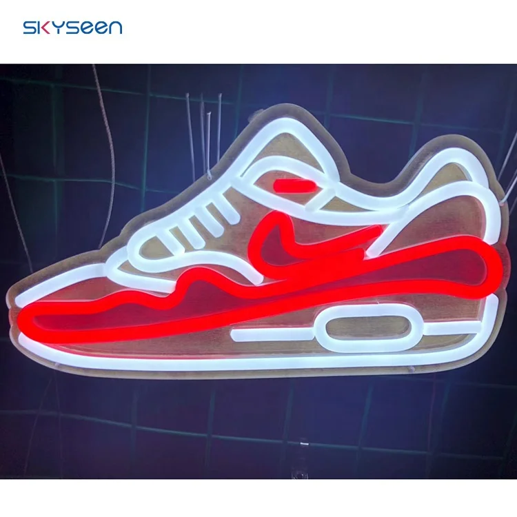 SKYSEEN 3D декоративная вывеска, гибкая неоновая светодиодная вывеска, неоновая вывеска на заказ, поставщик украшений для салонов красоты