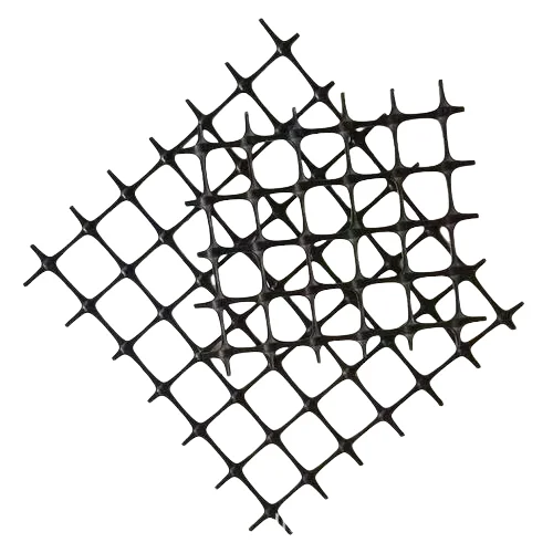 Biaxial plastic geogrid for municipal road engineering PP PE Biaxial plastic geogrid