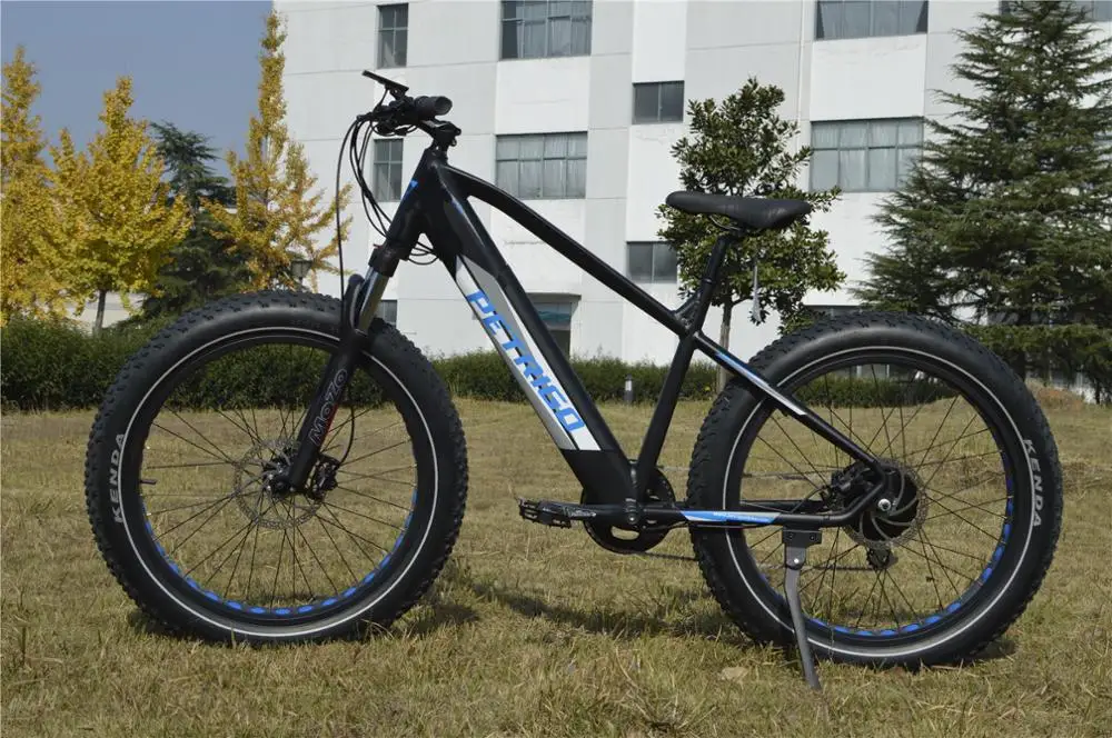 PETRIGO 26 Inch Snow Electric Bike with New Design Hidden Battery Fat Tire Electric Mountain Bicycle High speed E-Bike