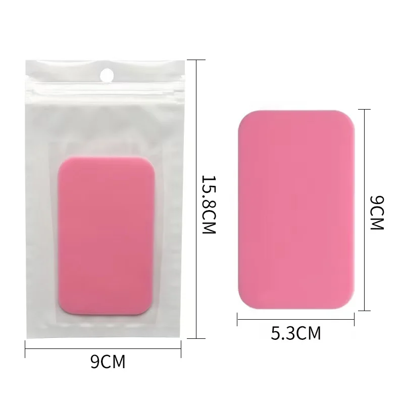 High Quality Silicone Thick Lash Palette Pad For Eyelash Extensions Lash Stands Transparent False Eyelash Forehead Sticker Pad