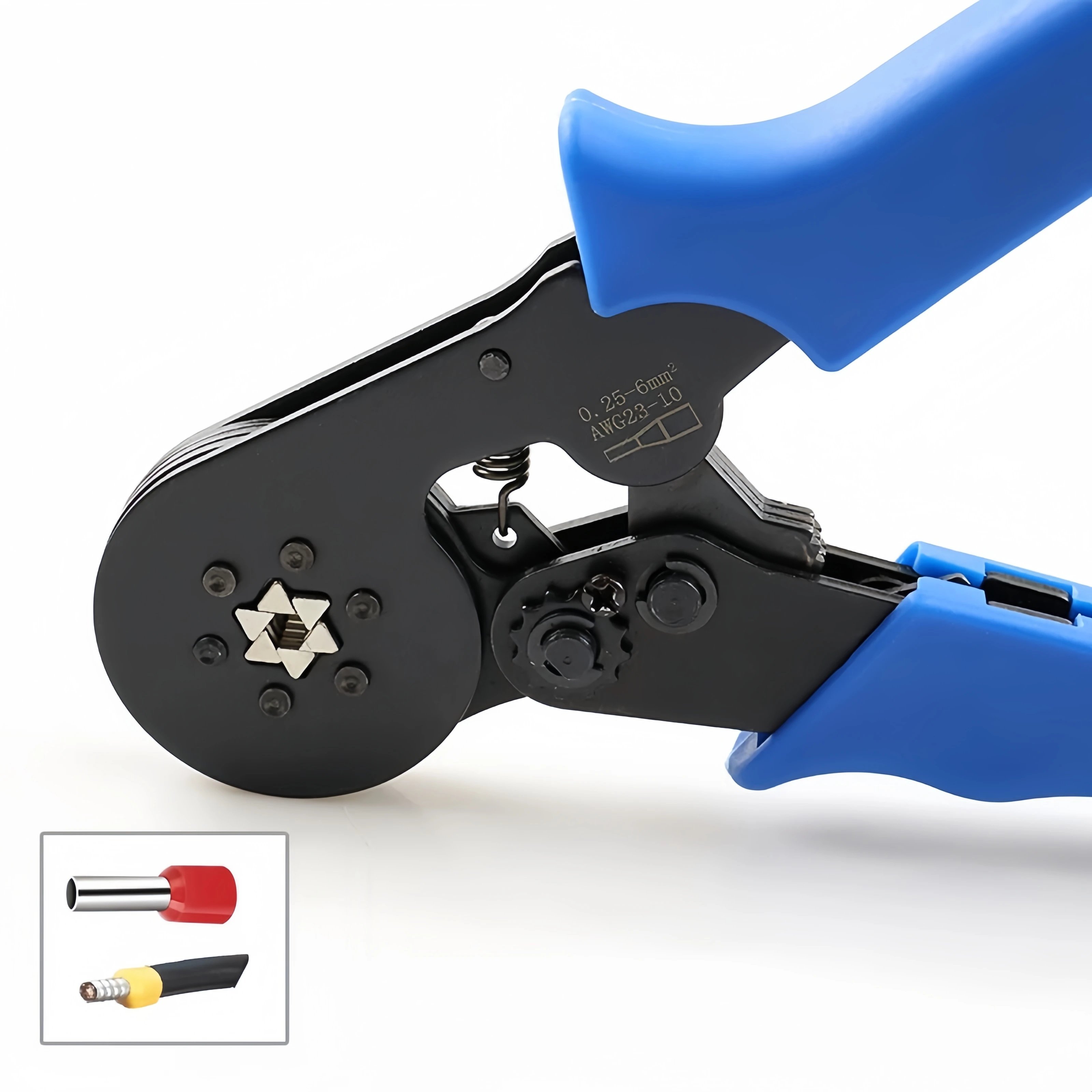Square Cord End Cable Wire Sleeves Ferrule Stripper Terminals DIY Carbon Steel Solar Terminal Crimper Pliers