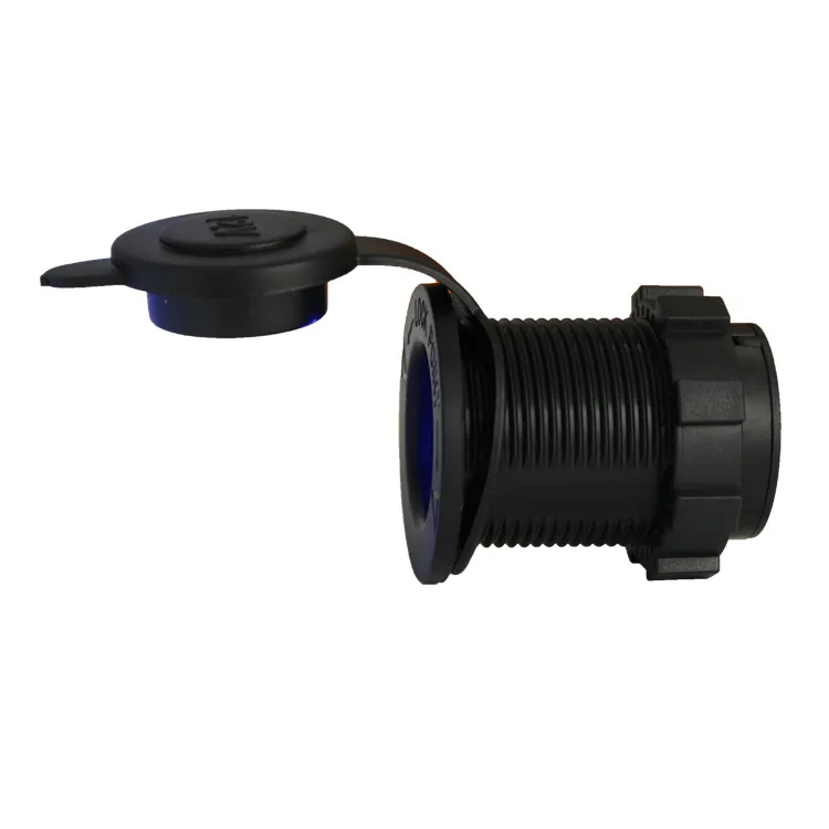12-24V waterproof usb cigarette lighter with led for boat car bus