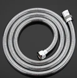 Gappo Shower Hose with Brass Nuts Bathroom 201SS EPDM G1/2 100cm shower hose G43-1