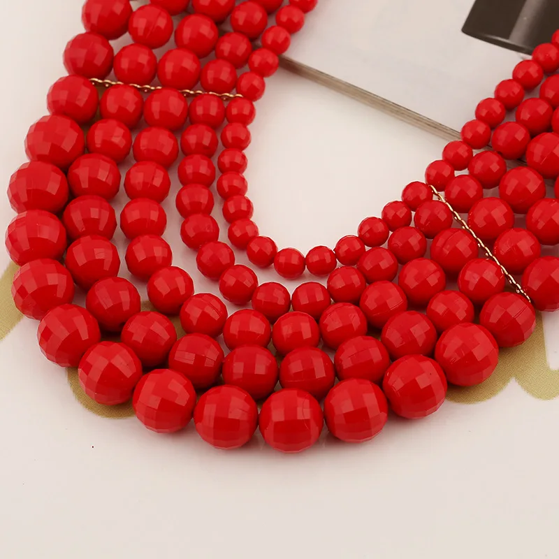Superstarer Jewelry Set Bead Necklace Earring Two Piece Set Fashion African Bridal Jewelry