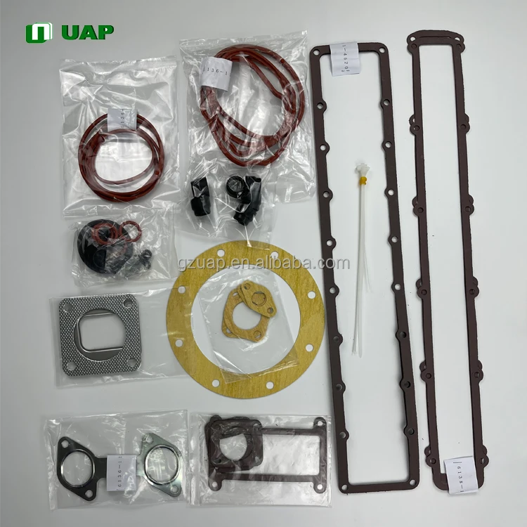 SA6D110 SA6D110-1 Diesel Engine Cylinder Head Gasket Set 6138-K1-9901 Upper Gasket Kit For WA420-1 Wheel Loader Excavator