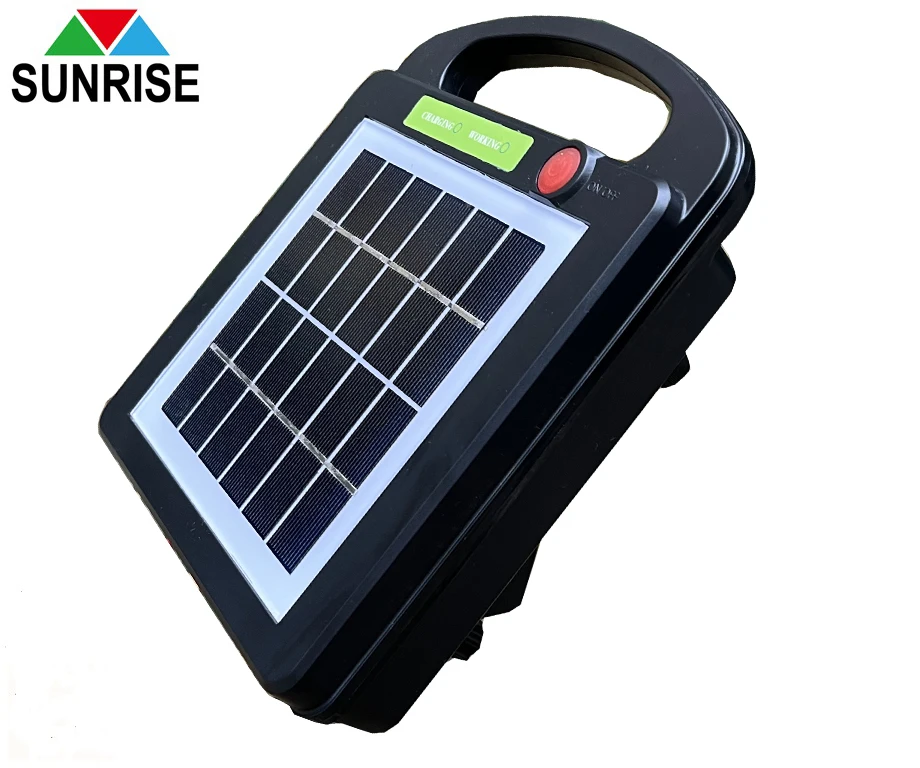 Solar dogs electric fence energizer