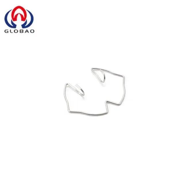 stainless steel silver U-shaped spring linear double hook eight-character spring