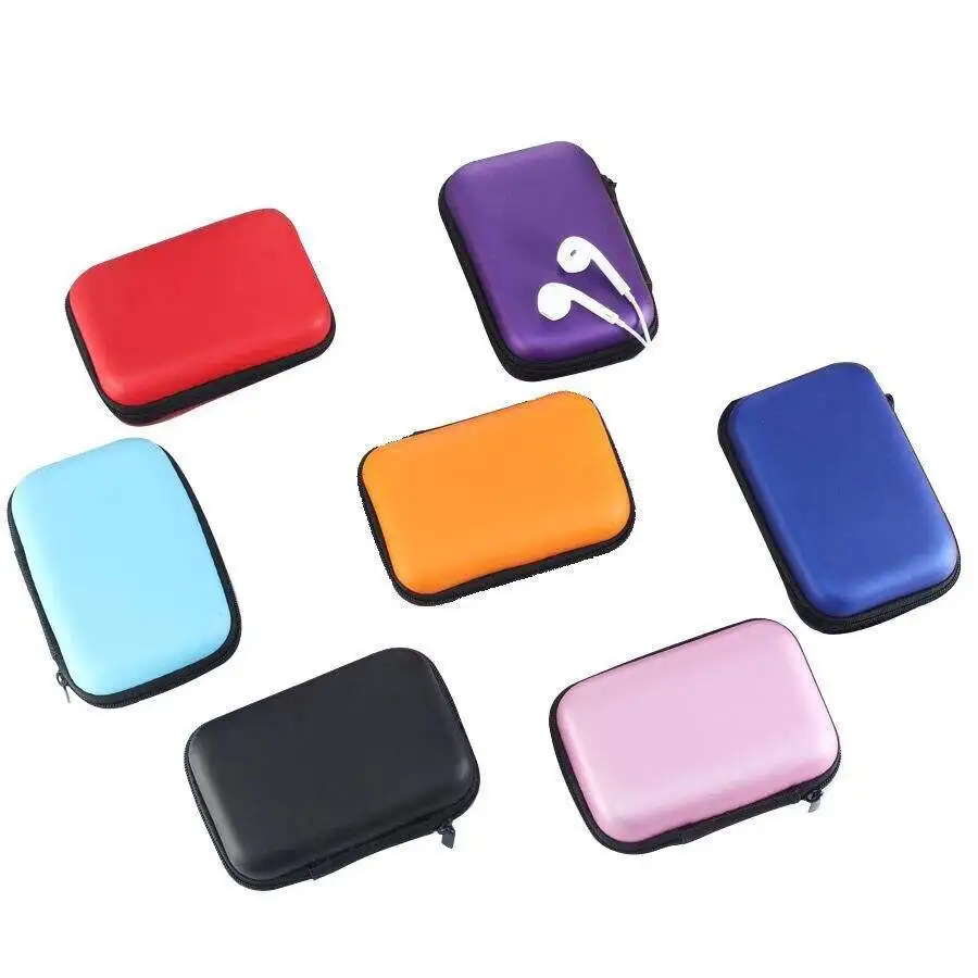 eva earphone case wholesale custom collect headphones colorful Earphone Case EVA bag mobile phone bags