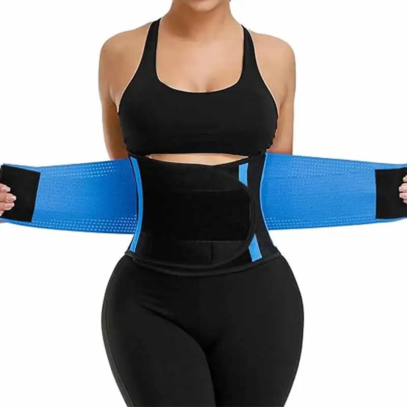 NANBIN Wholesale Adjustable Waist Support Belt Lower Back Brace Lumbar Support Belt Sweat Bands Waist Trimmer Shaper