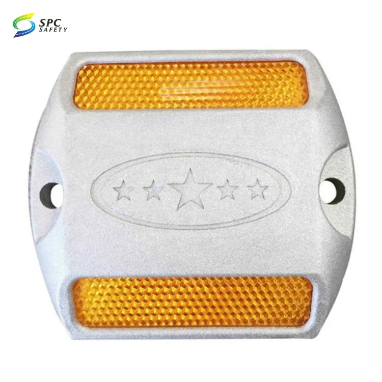 Cheap driveway traffic safety reflective sand filled road stud sign cat eye reflector raised Pavement aluminum road stud markers
