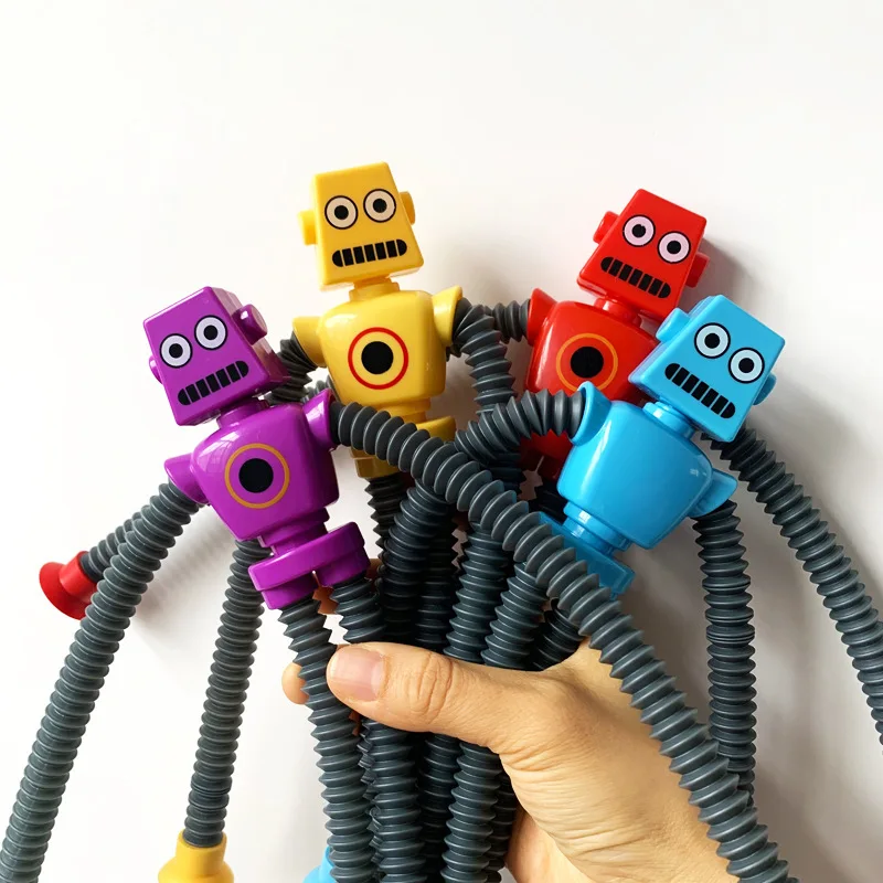 Pop Stretch Tubes Stress Relief Toddlers Telescopic Styling Robot Fidget Toys Baby Montessori Sensory Toys