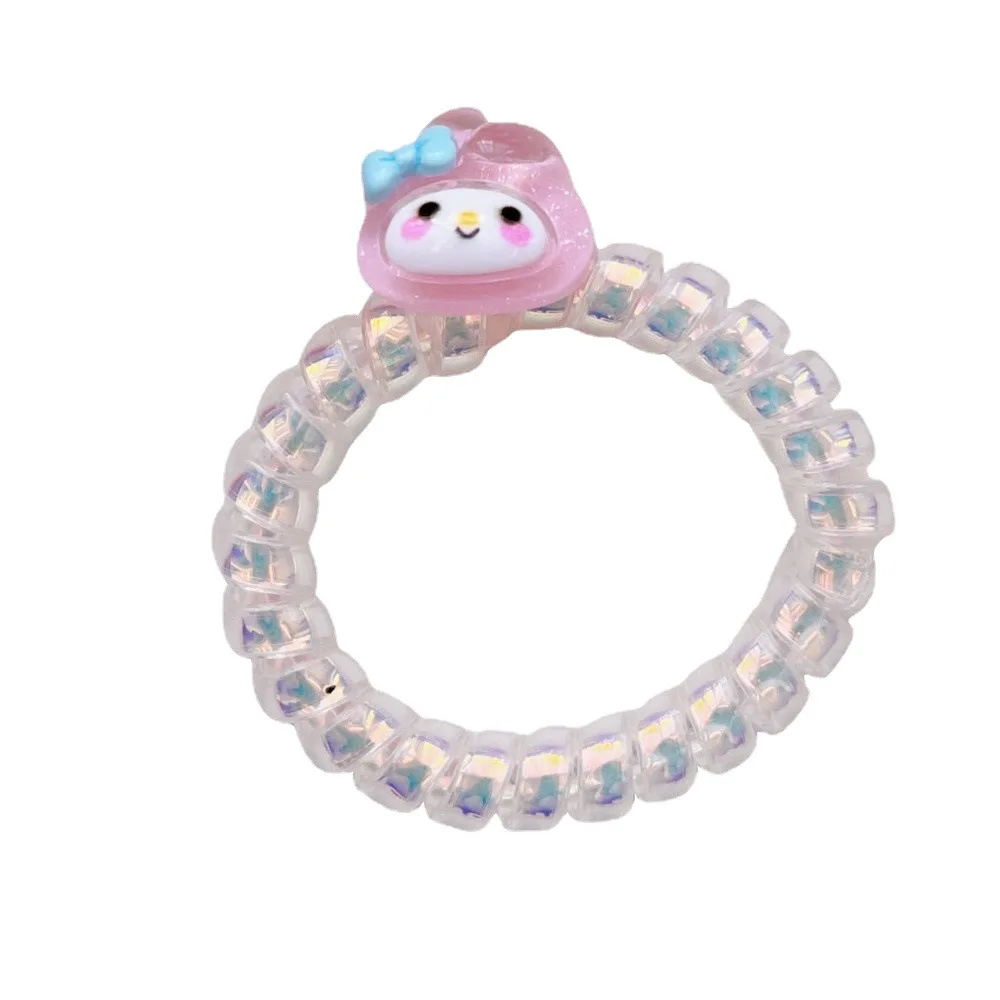 Hair rope headdress cute student tie hair sweet elegance phone line Hair ring wholesale