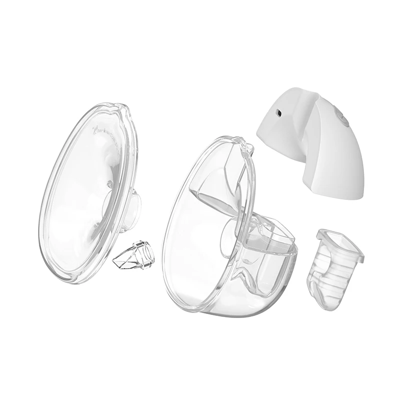 In Stock S21 Breast Pump Spare Parts Silicone Flange Collection Cup Portable Breast Pump Part Set