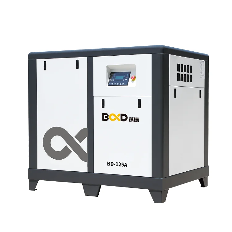 Fixed Speed Rotary Screw Air Compressor BD-100A 75KW 100hp for oxygen and nitrogen generation plant