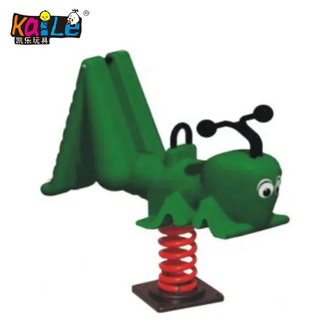Outdoor Children Kiddie Rider Playground HDPE Pigeon Spring Rider
