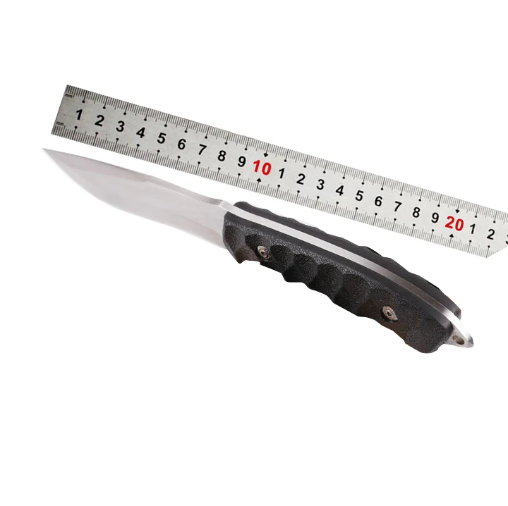 OEM High Quality Custom Popular Design EDC Outdoor Fixed Blade Knives Tactical camping Pocket knife with Sheath