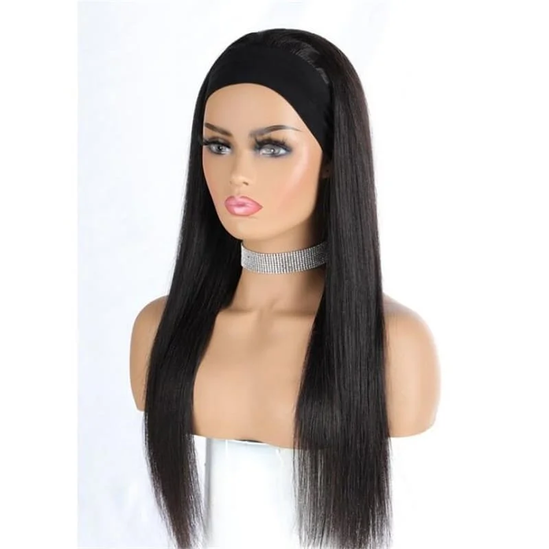 2 wigs deal 100% virgin brazilian human hair headband cheap wholesale natural human hair wigs for black women,none lace wigs