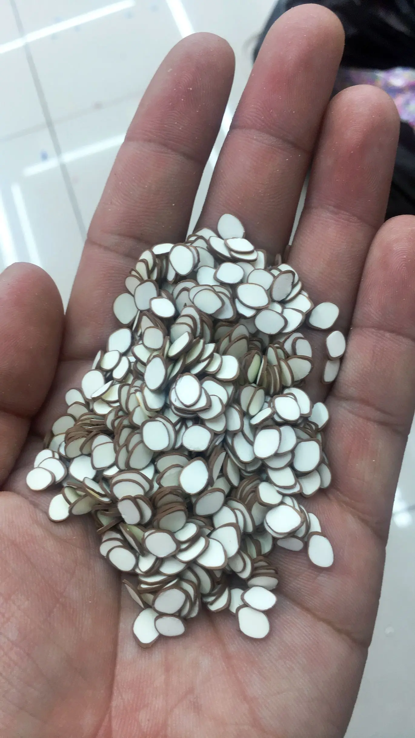 2020 New Miniature Polymer Clay Fruit Slices Miniatures Pizza Food Slime Sprinkles Confetti for Nail Art Crafts