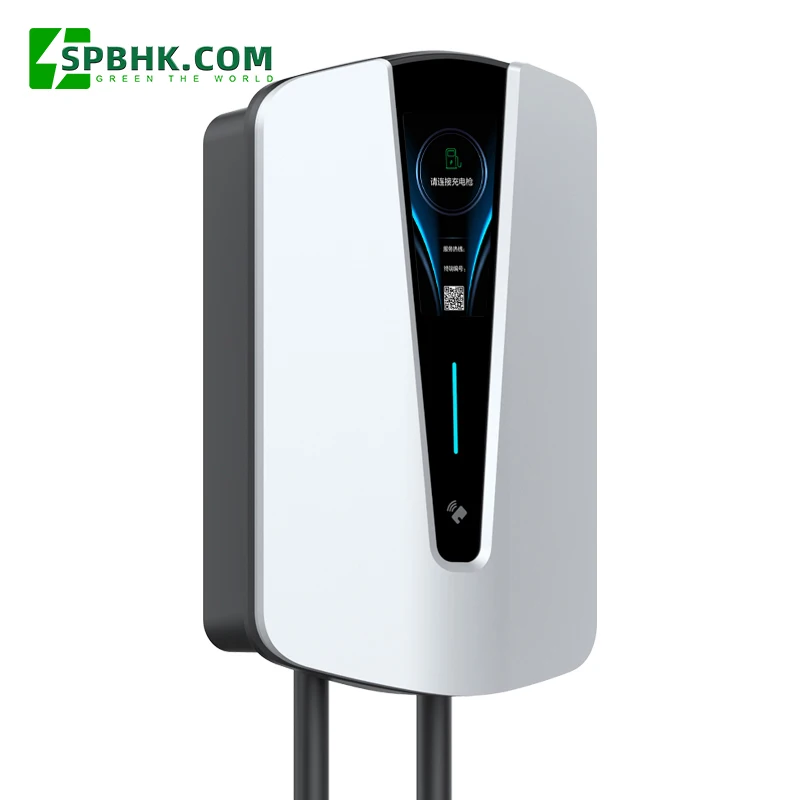 Factory Price 22KW GB/T Wallbox Charger Plug and Charge Car EV Charger with RFID Home Use Type 2 Charging Stations for EV Cars