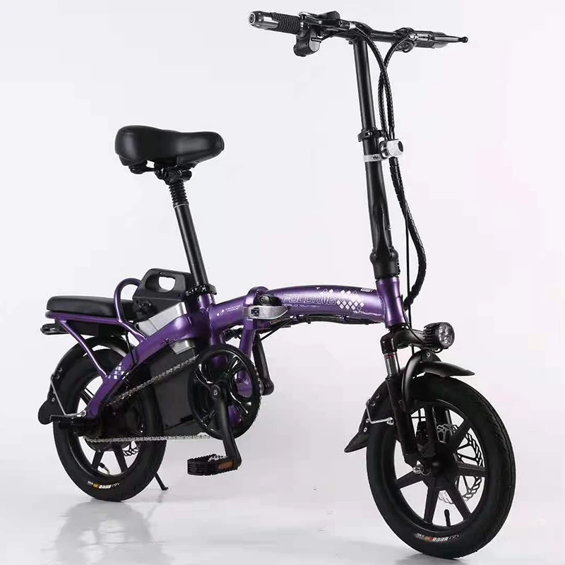 14inch Normal tire electric bike with 750W 48V folding bicycle E-bike mini e-bikes kids electric city bike on sale