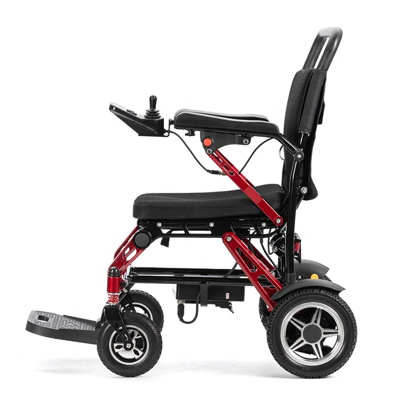 Foldable Magnesium Alloy Electric Wheelchair Manufacturer Automatic Folding Power Wheelchair Best Selling Products 2024