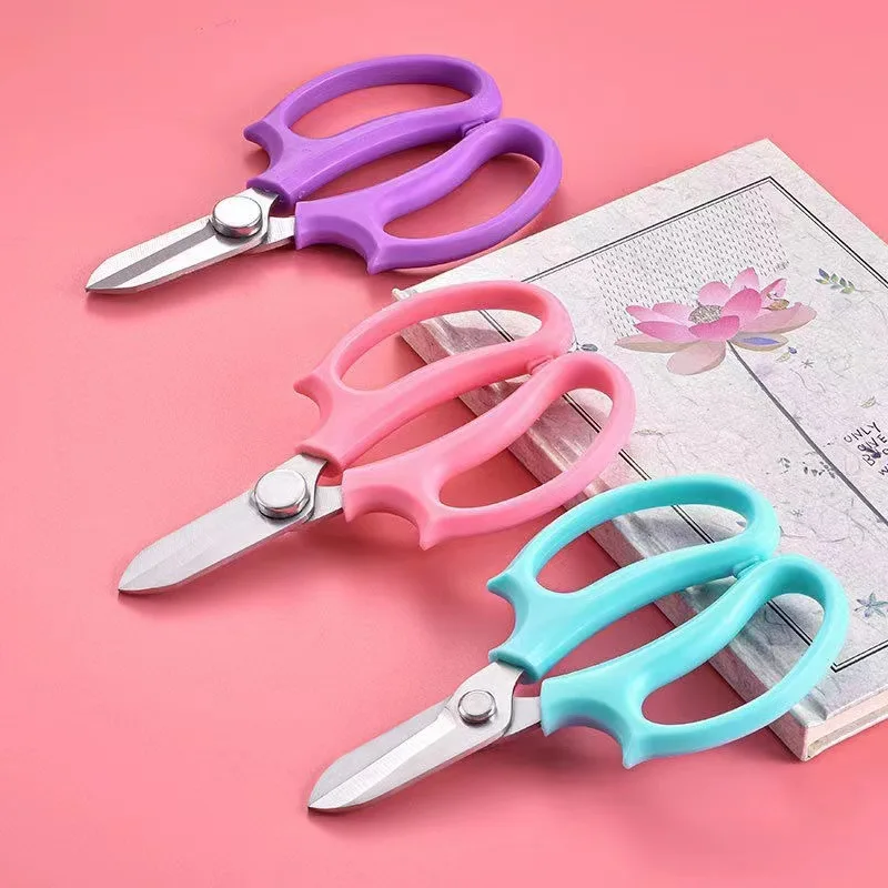 Stainless Steel Gardening Pruning and Fruit Scissors  Grape Picking Tip Scissors Flower Scissors