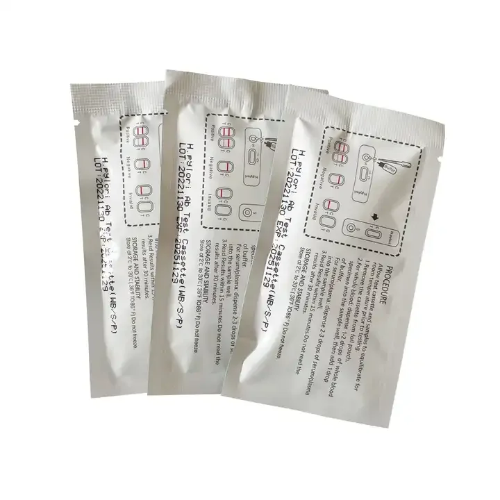 SCIENSMED Test Kit for Helicobacter Pylori Ab Whole Blood Cassette