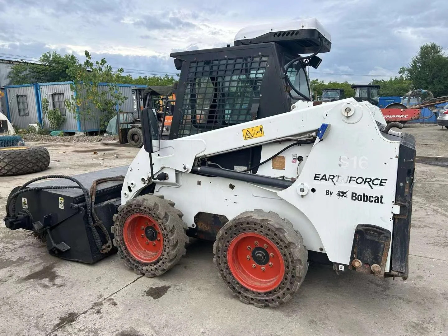 used BOBCAT S16 0.8 ton mini Bobcat Skid Steer Loader S16 S18 S70 good condition cheap price wheel loader machine for sale