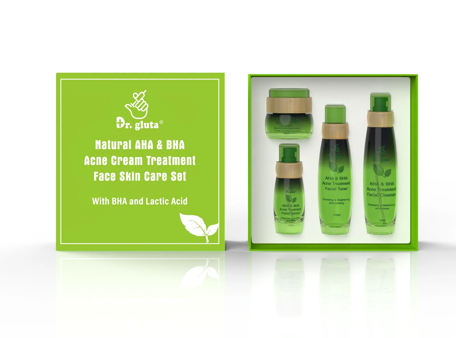 Extra Strength Acne Kit, 2% Salicylic Acid & 5% Benzoyl Peroxide for Severe Acne, Redness Relief Acne Treatment Repairing Acne