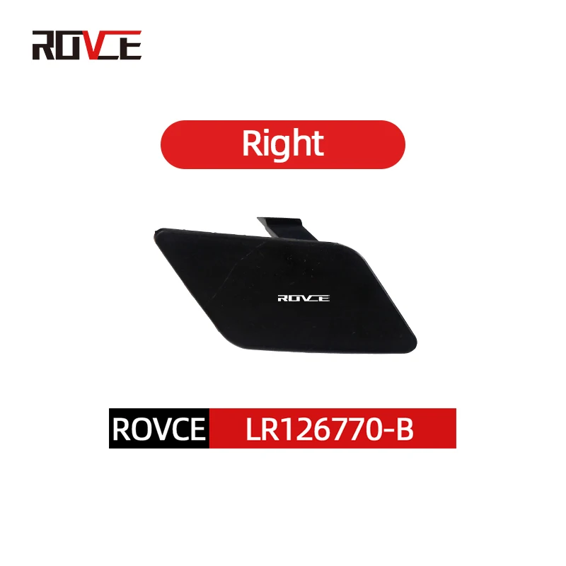 ROVCE Car Front Bumper Headlight Washer Nozzle Cover Cap For Land Rover Range Rover Velar SVA L560 LR126770 LR126771