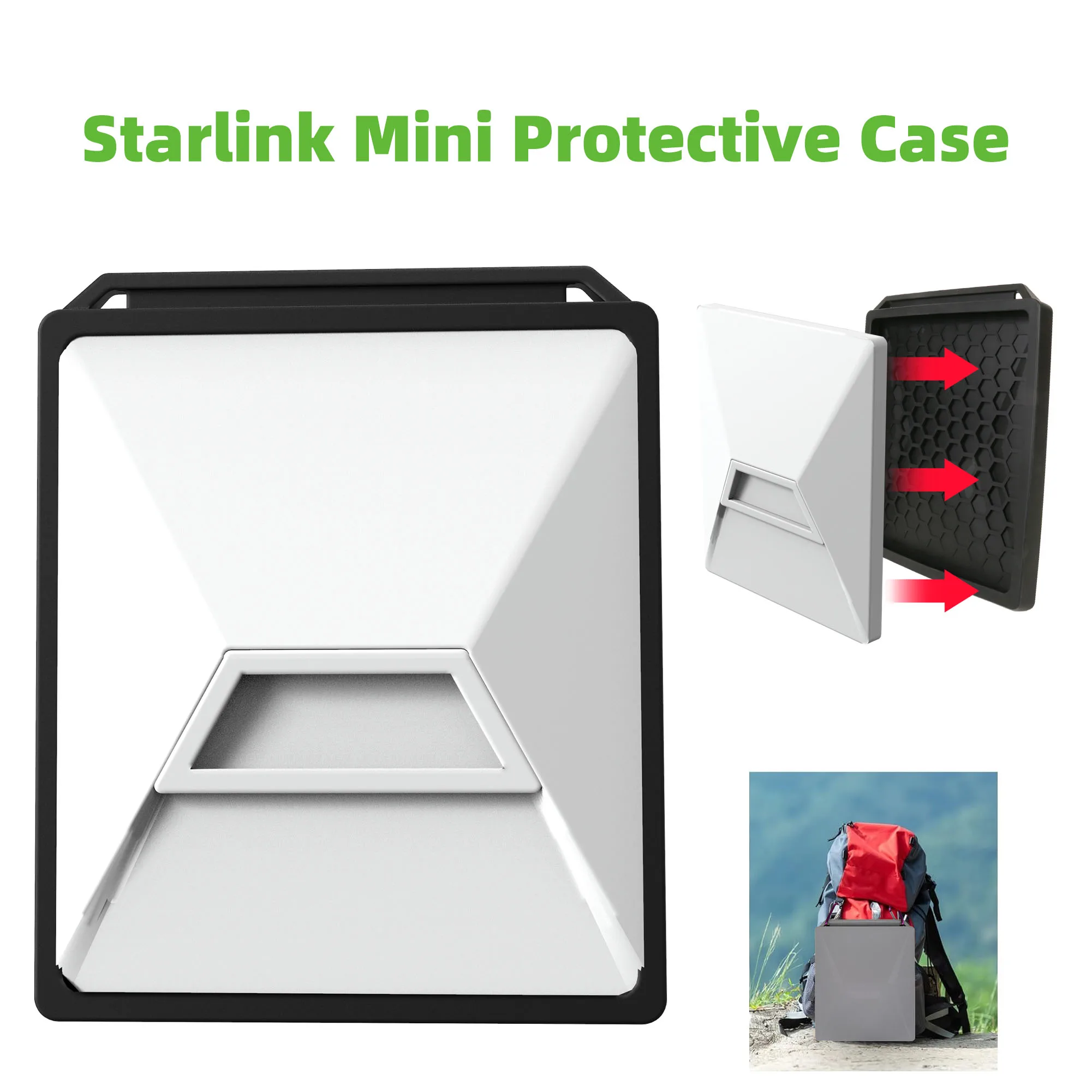 New Starlink Mini Satellite Internet Antenna Dish Kit Silicone Protective Cover