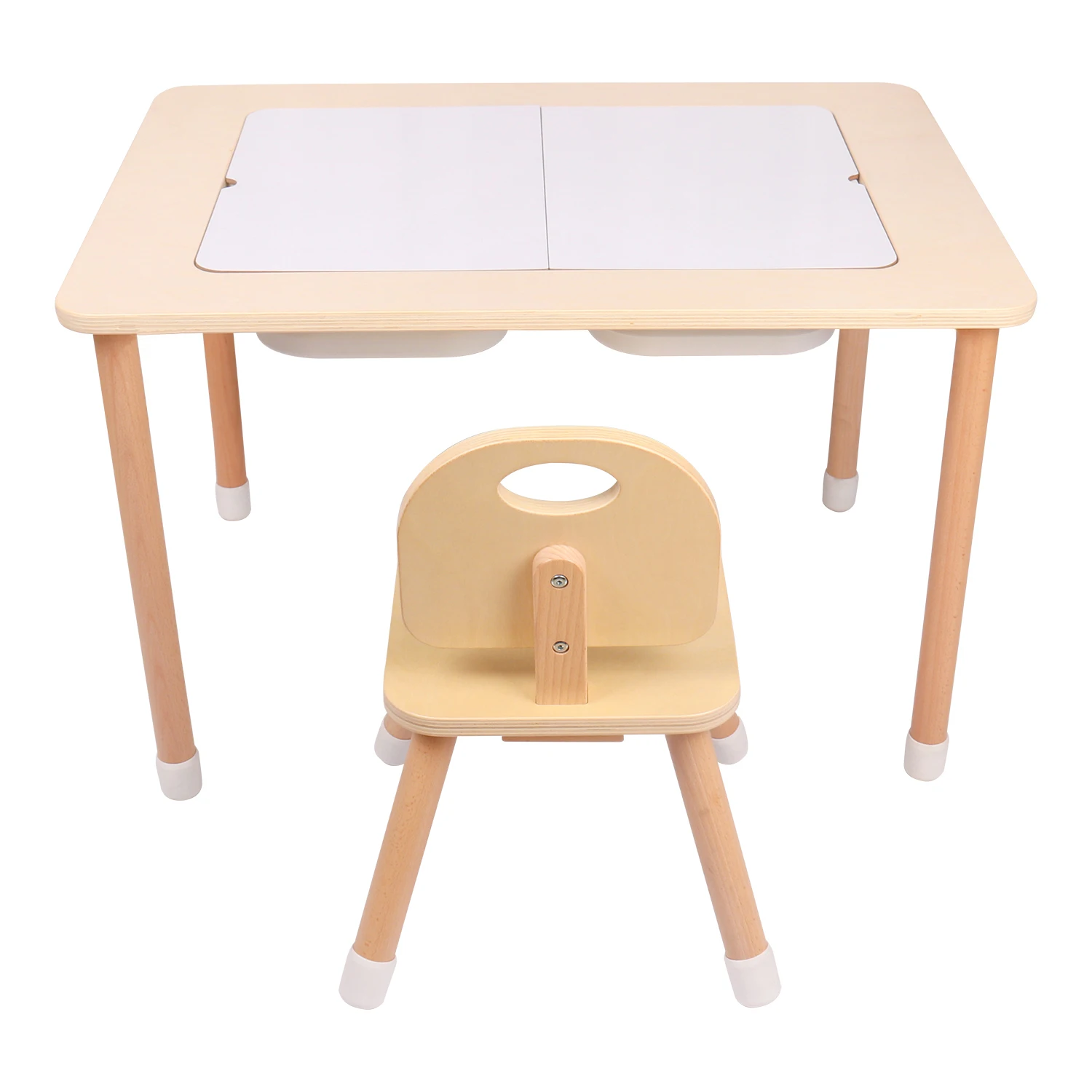 Toddler Drawing Table Baby Multi Activity Table With 2 Storage Boxes Bins Kids Sensory Sand Water Table for Kids