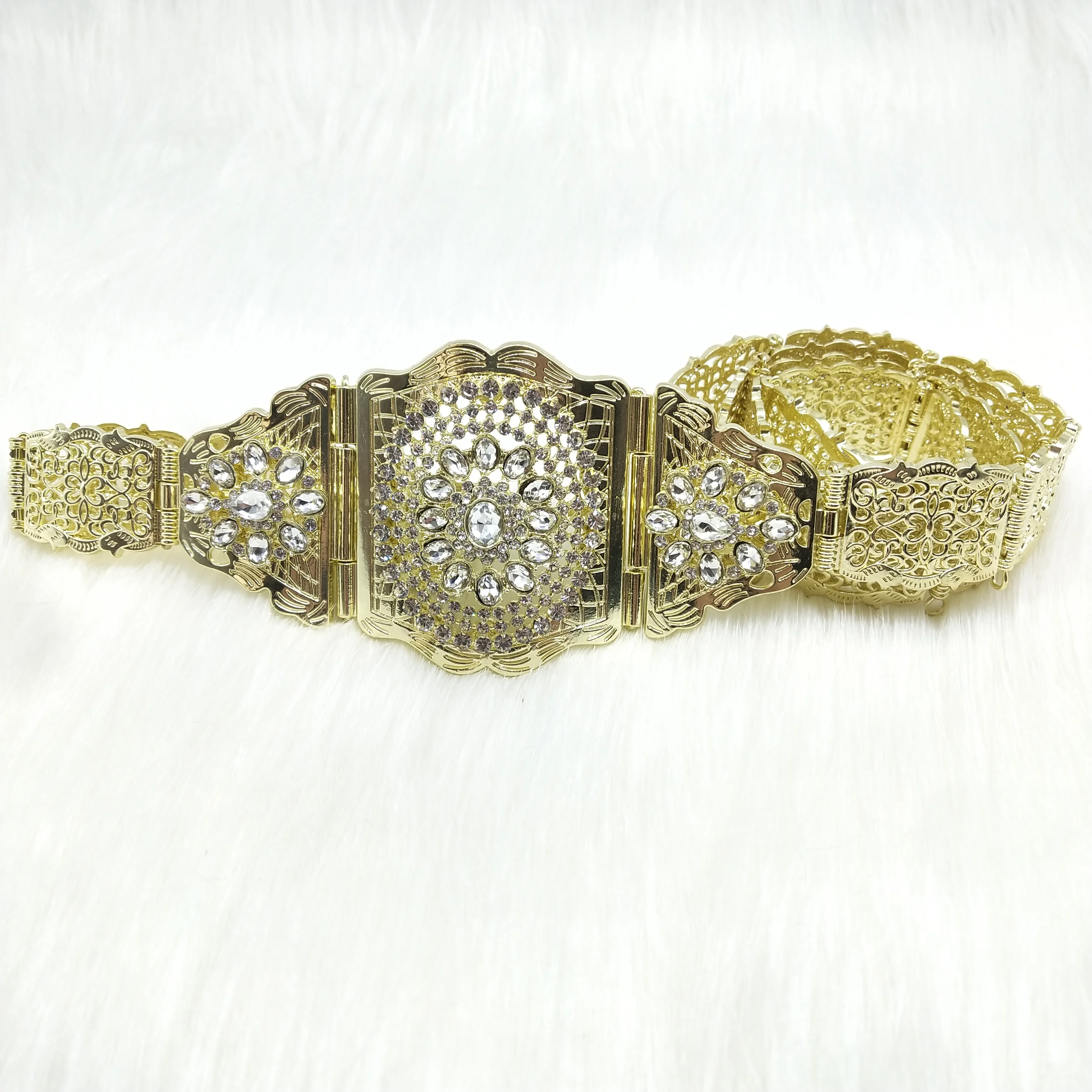 Wholesale Waist Chain Fashion Rhinestone Inlay Buckles Belt European Women Accessories Belt Crystal DHL Bag Ocean FEDEX Metal