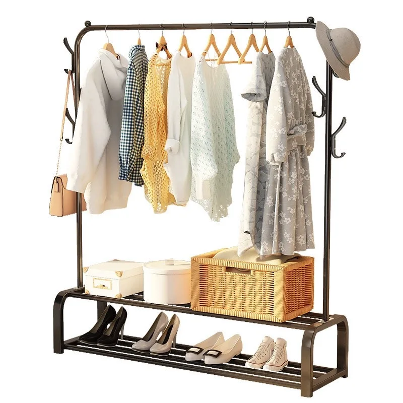Apartment Dormitory Floor Clothes Stand Simple Living Room Coat Racks