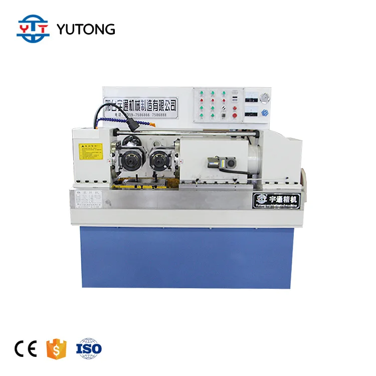 Straight thread rolling machine scaffolding pipe thread rolling machine