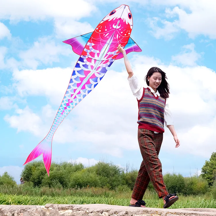 Huge Carp Fish Kites for Flying Outdoor 6m