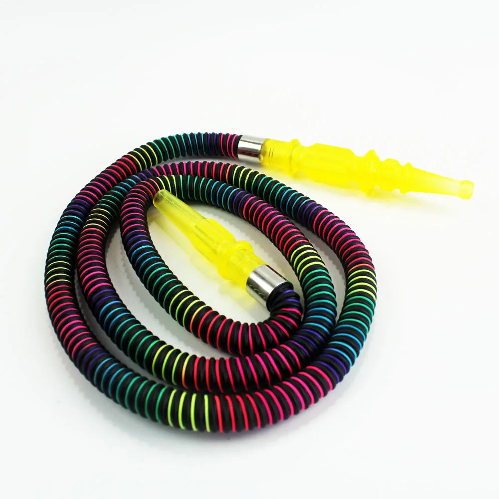 Hot Selling Mix-colors Chicha Hookah Pipes Accessories Hose Big Shisha Pipe